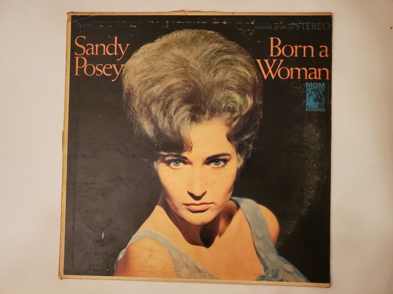 Sandy Posey Born a Woman vinyl record